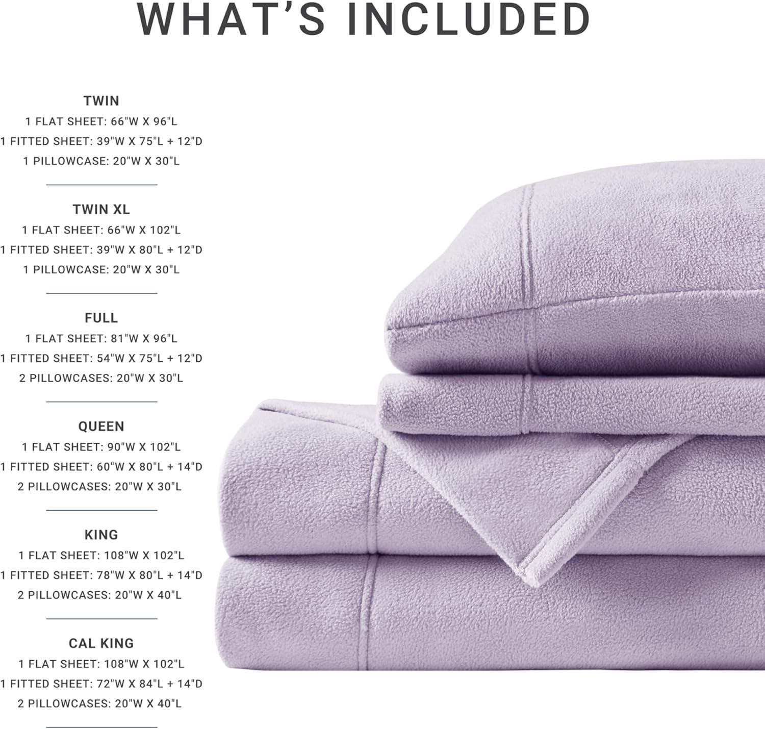 Madison Park Micro Fleece Sheet Set