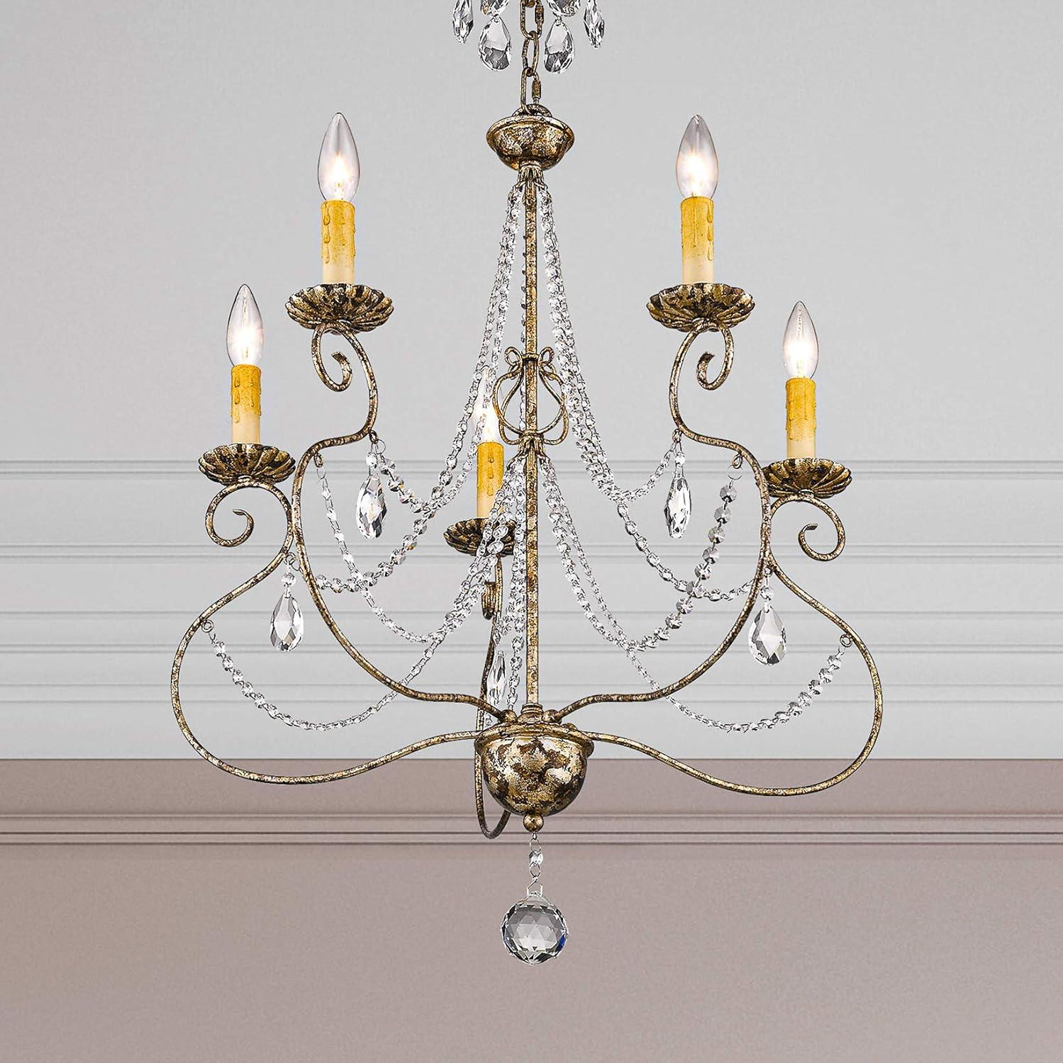 Livex Lighting - Isabella - 5 Light Chandelier in French Country Style - 24