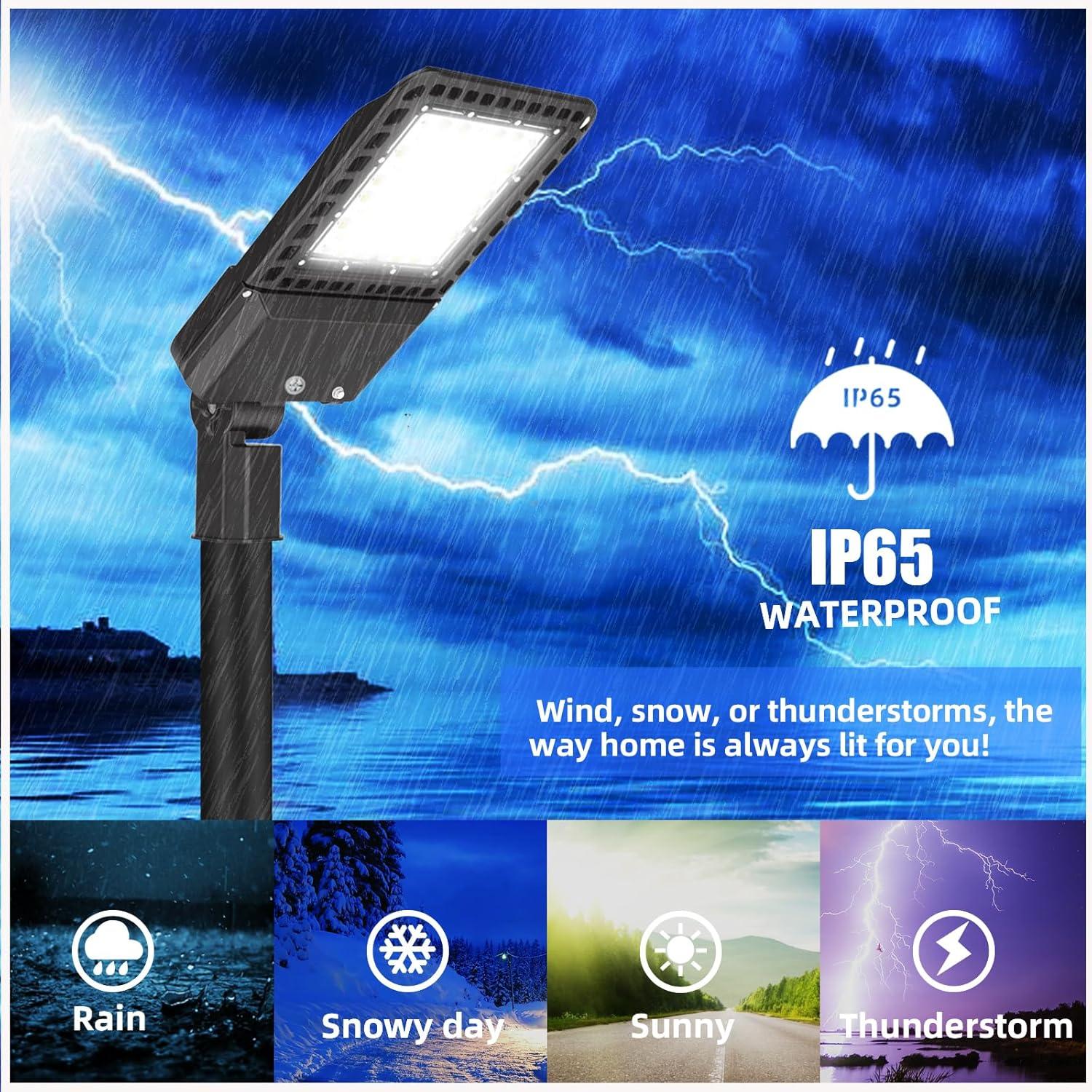 Bronze 300W Integrated LED Weather Resistant Parking Lot Light