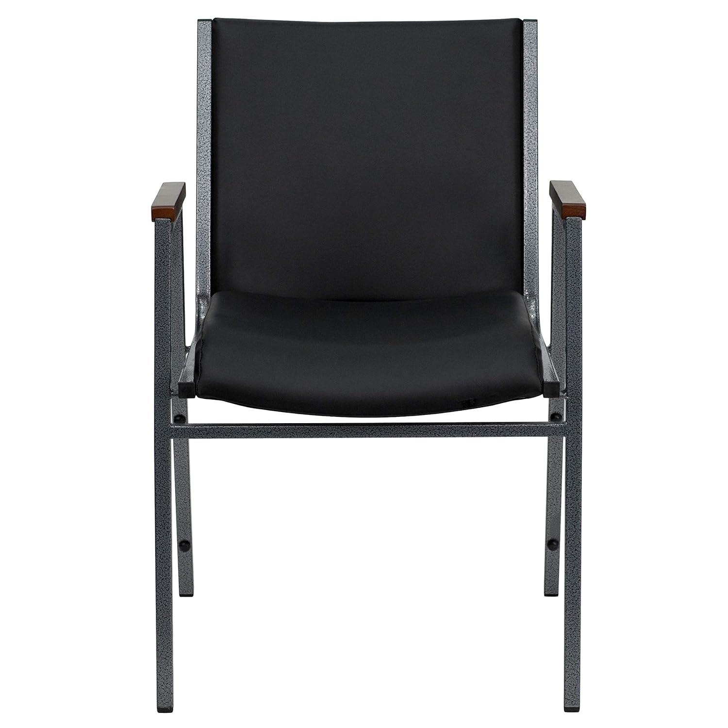 Flash Furniture Aliya Heavy Duty Stack Chair with Arms (Set of 4)