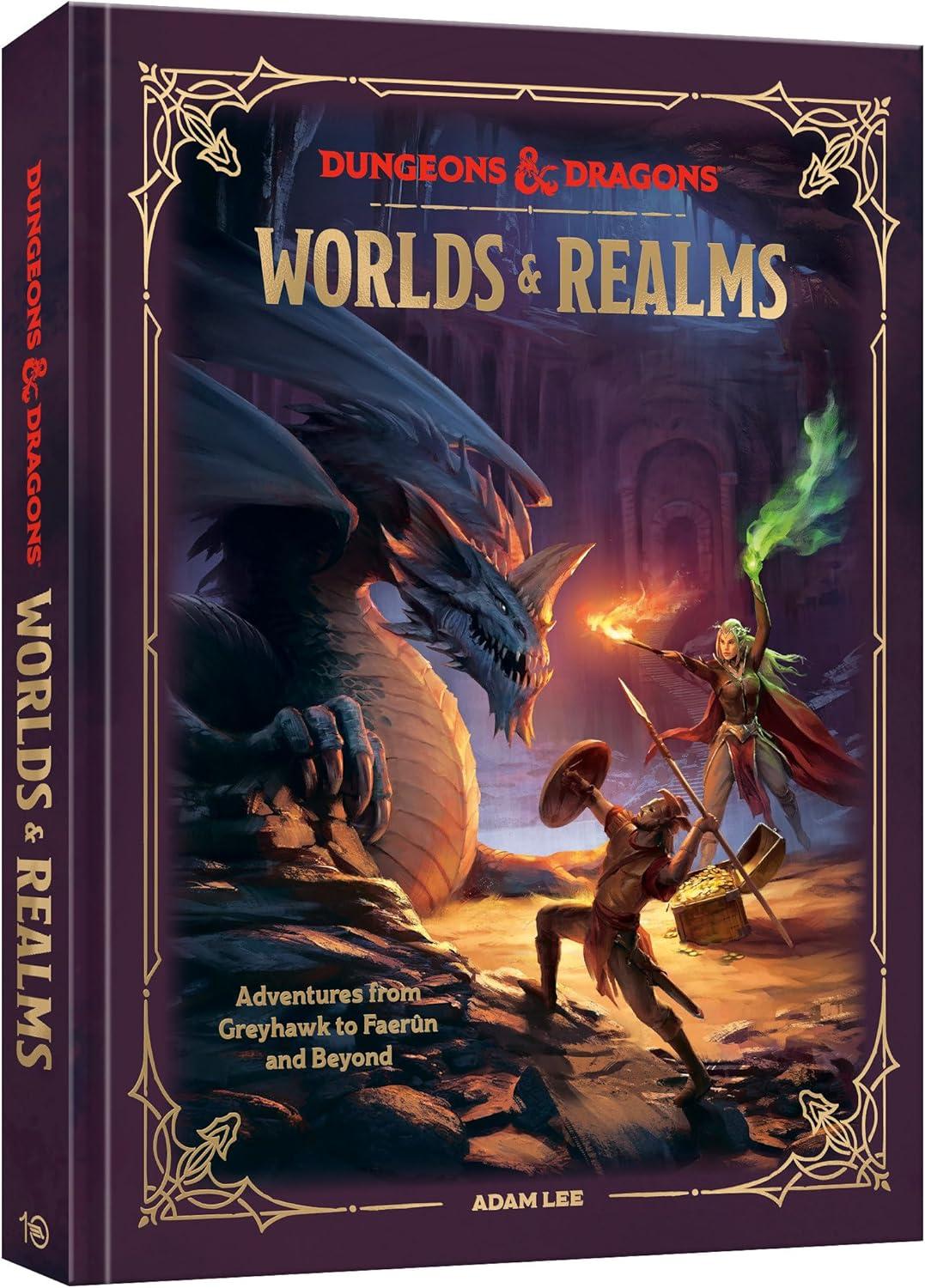 Dungeons & Dragons Worlds & Realms - by  Adam Lee & Official Dungeons & Dragons Licensed (Hardcover)