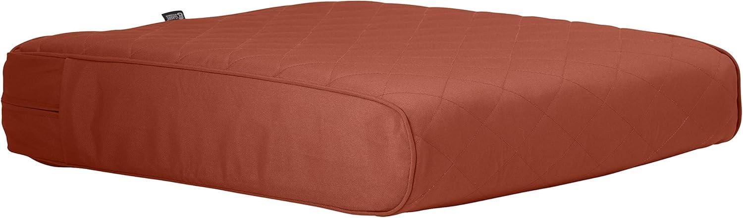 Montlake Spice Quilted Outdoor Loveseat Cushion 54" x 18"