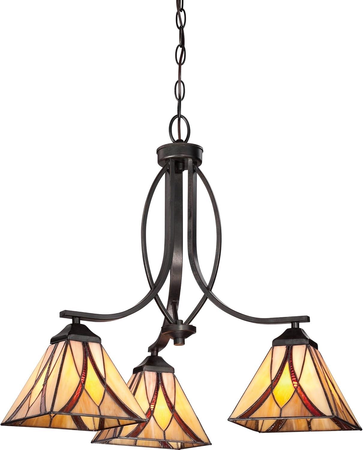 Quoizel Lighting Asheville 3 - Light Pendant in  Valiant Bronze