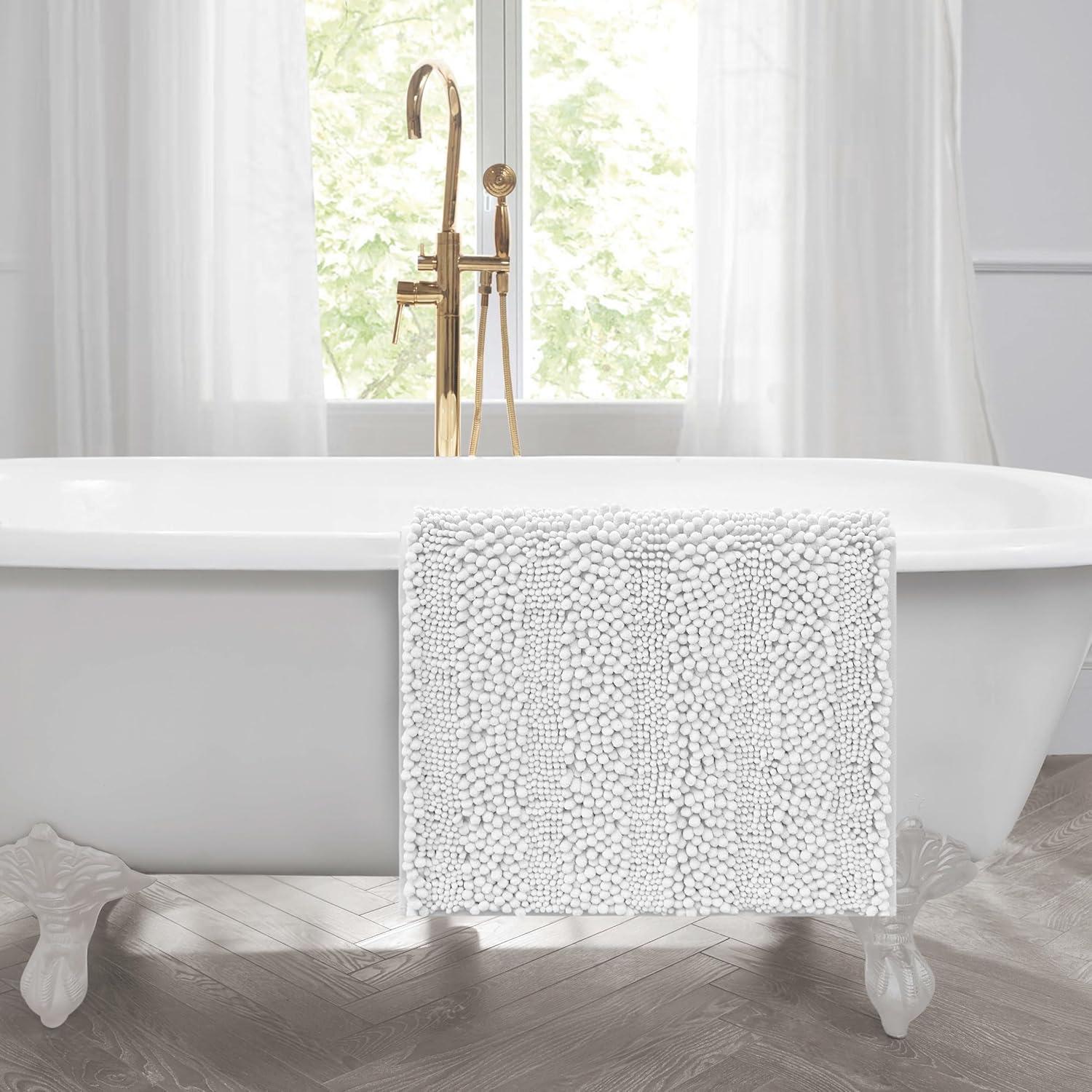 Laura Ashley Laura Ashley Astor Chenille Non-Slip Bath Mat