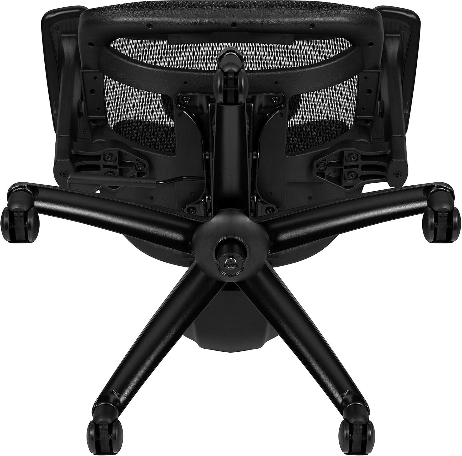 Flash Furniture Ergonomic Mesh Office Chair with 2-to-1 Synchro-Tilt, Adjustable Headrest, Lumbar Support, and Adjustable Pivot Arms