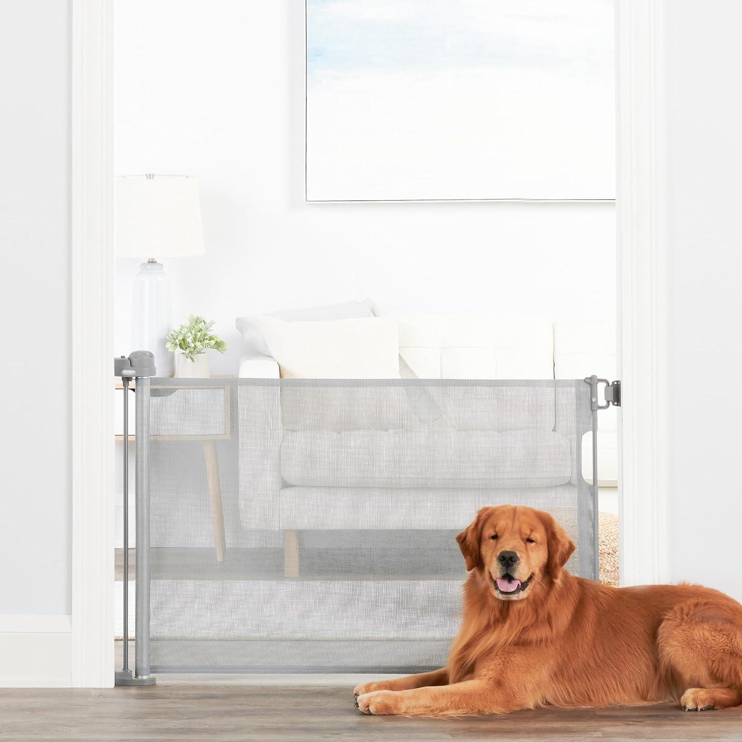 Carlson Retractable Pet Gate (Gray)