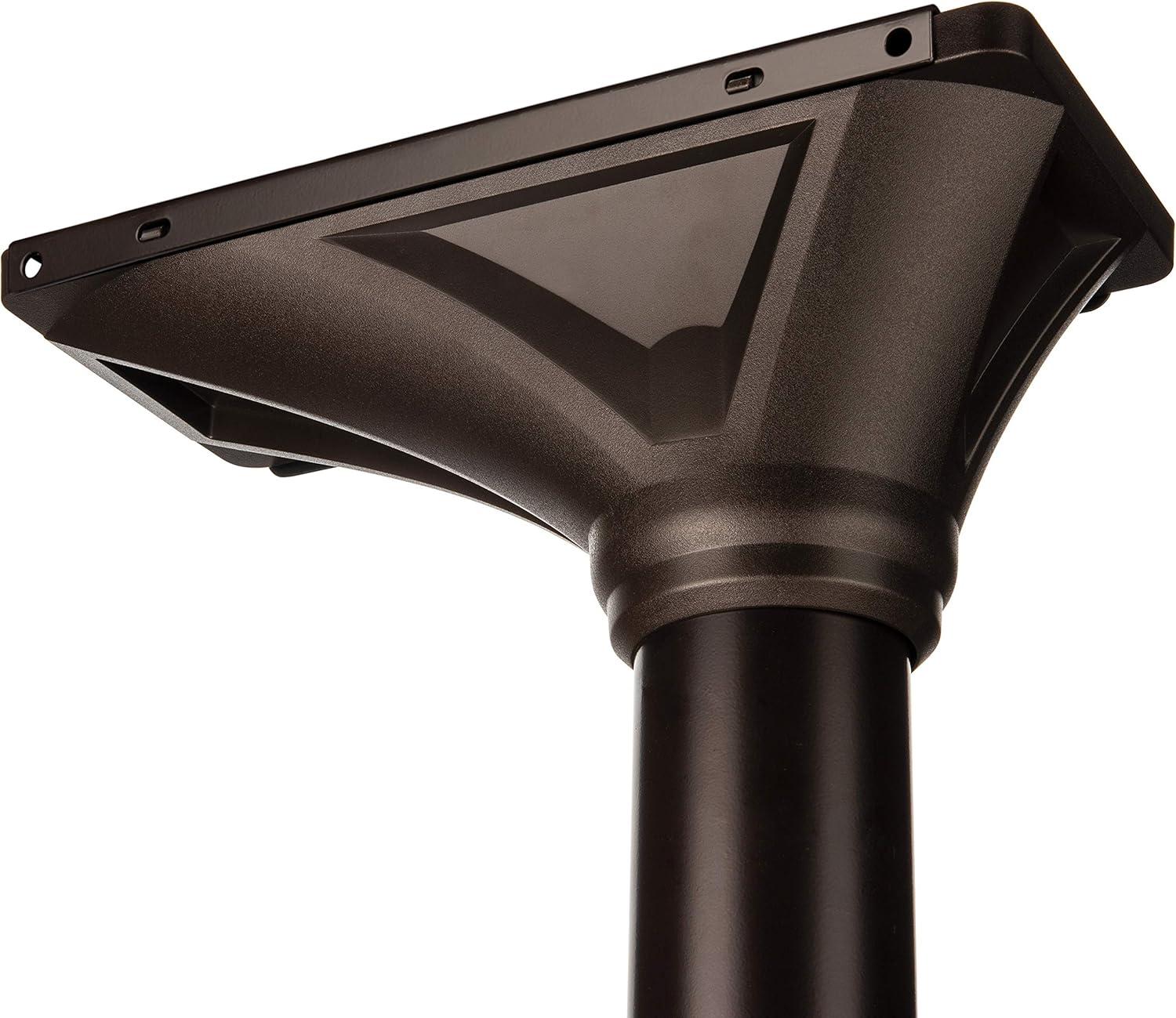 Architectural Mailboxes Elevado Galvanized Steel Mailbox Post, 7517RZ-10, Rubbed Bronze