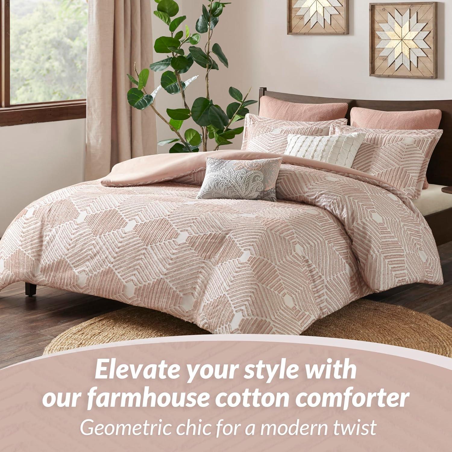 INK+IVY Ellipse Cotton Jacquard Comforter Set