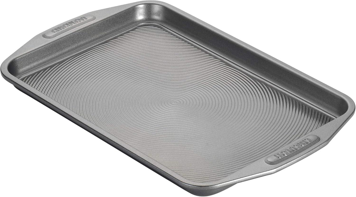 Gray Carbon Steel Non-stick Cookie Sheet Set