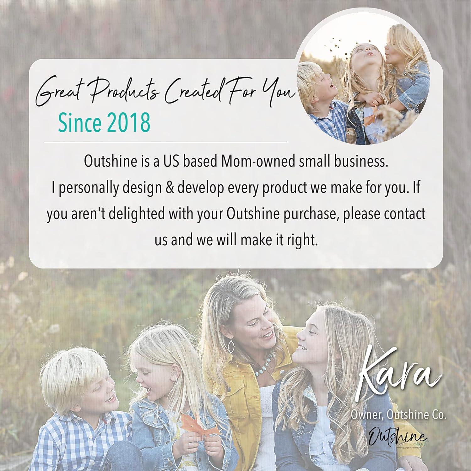 Outshine Co Outshine Farmhouse Nesting Kitchen Canister Set Perfect for Flour Coffee Tea Sugar (Set of 4)