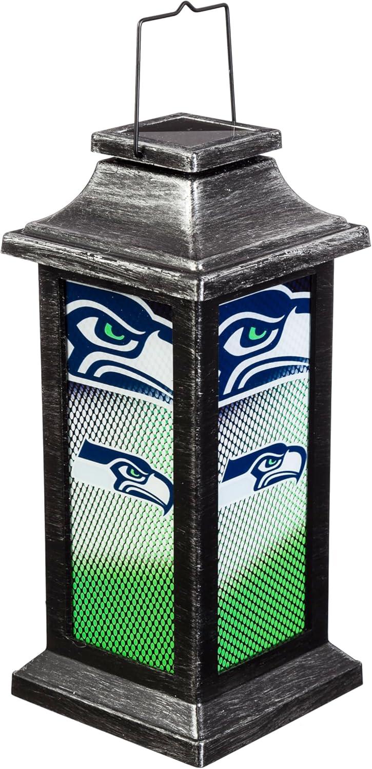 Seattle Seahawks Black and Green Solar Powered Lantern