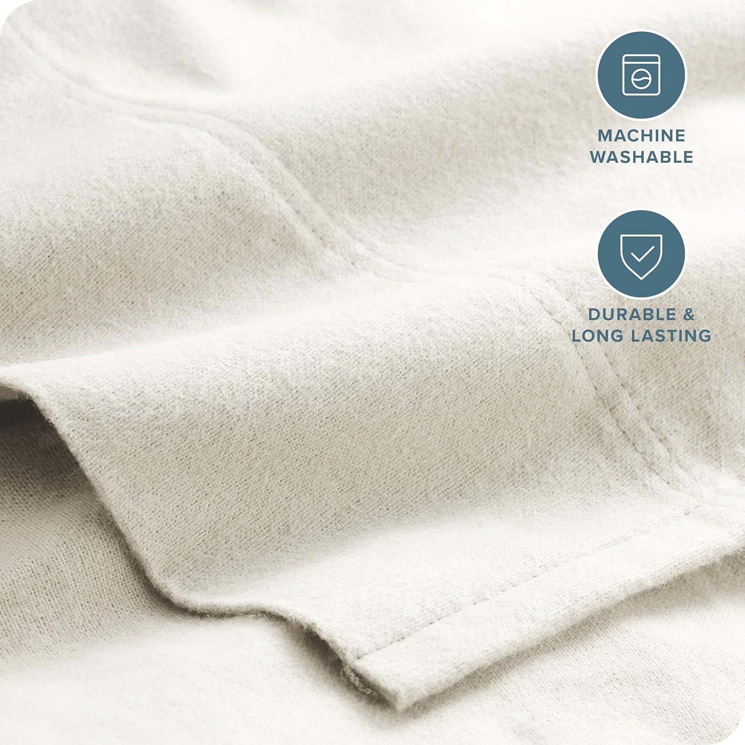 Bare Home Flannel Machine Woven Sheet Set