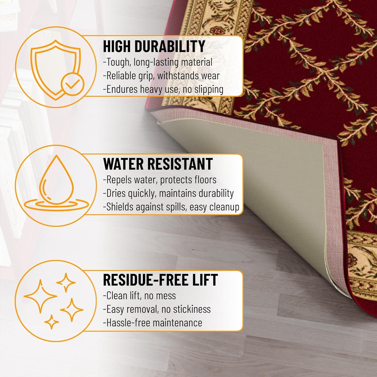 Ottomanson Non Slip Rug Pad Grip 1/8 Thick, Protection for Any Flooring Surface, Beige & Reviews | Wayfair