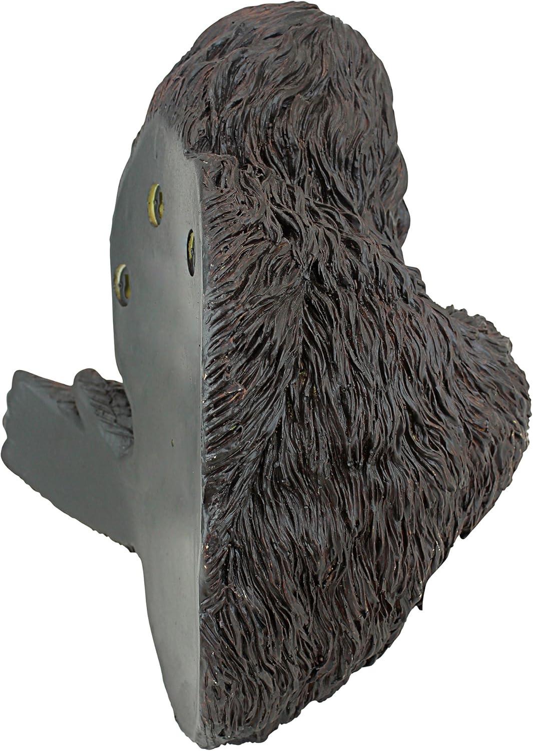 Design Toscano Bigfoot, The Bashful Yeti Tree Sculpture - Multicolored