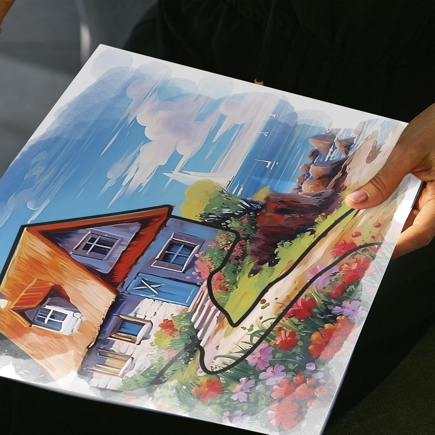 QUOKKA 10PACK Water Painting Dementia Activities for Seniors - Farm Memories - Alzheimers Products for Elderly - Activities for People with Dementia - Crafts for Seniors