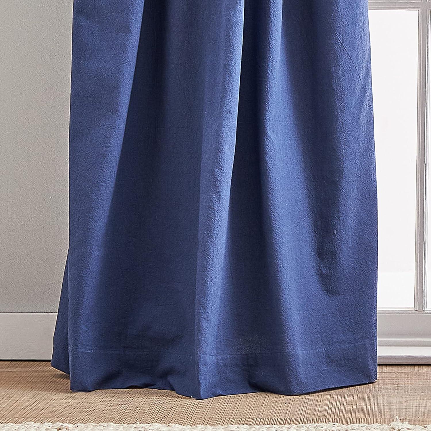 Peri Home Cotton Blend Room Darkening Curtains / Drapes Pair (Set of 2)