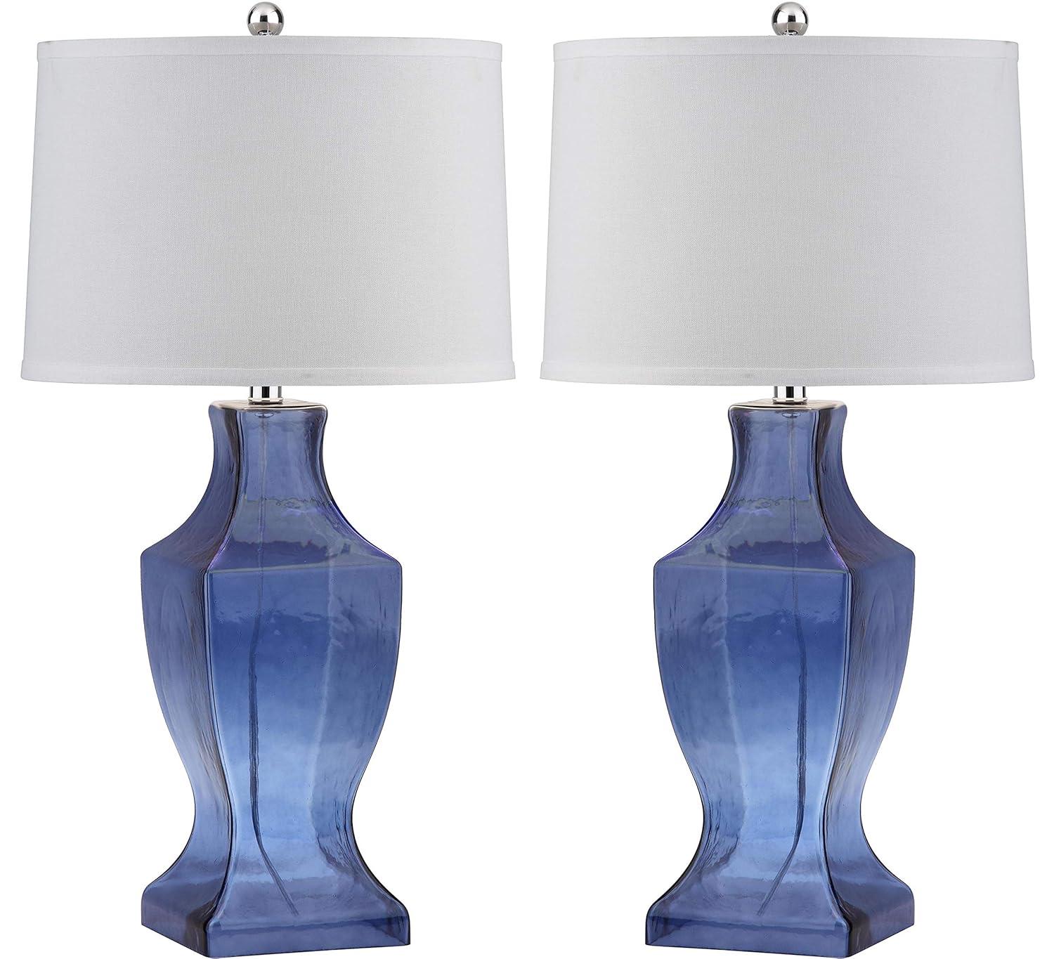 Brisor Table Lamp (Set of 2) - 22 Inch Height - TBL4222 - Blue - Safavieh