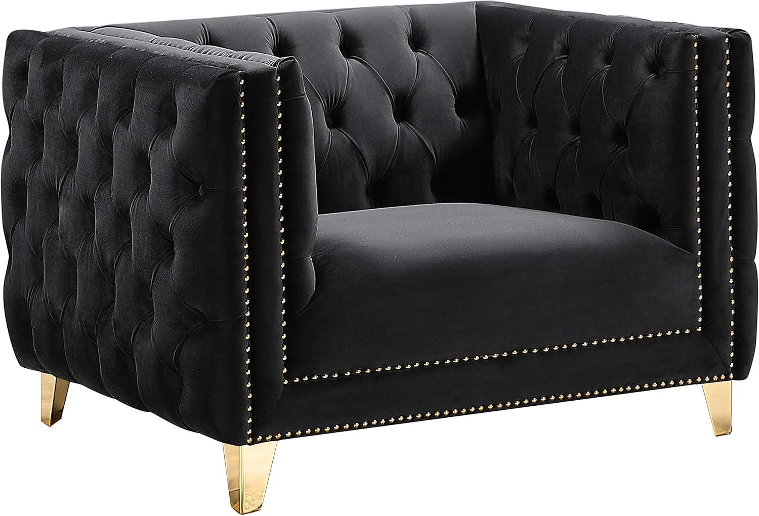 Sickels Velvet Armchair