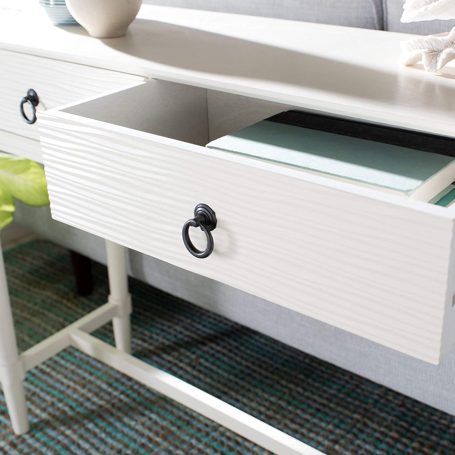Aliyah 2 Drawer Console Table - CNS5729D - Off-White - Safavieh