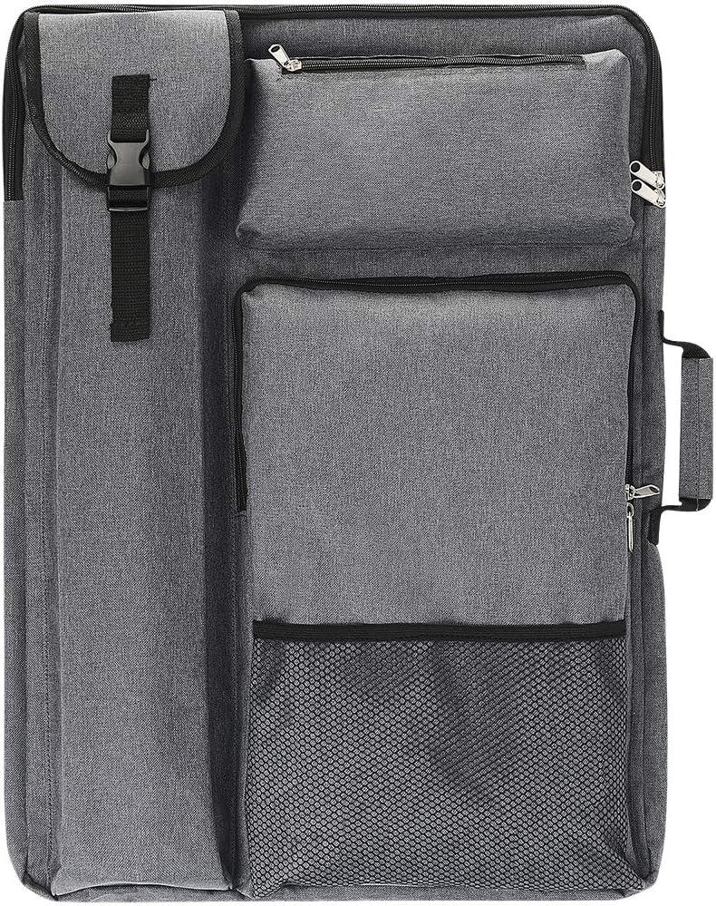 IN.DI&IN.WE Art Portfolio Case 18 x 24,Art Bags for Supplies Artwork/Poster Board/Project/Drawing Case.Large Art Portfolio/Display Screen Carrying and Traveling