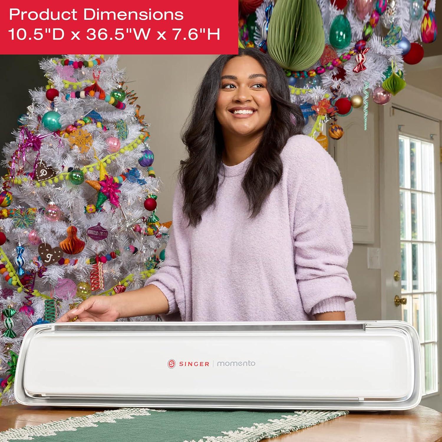 SINGER® Momento 24" Smart Powerful Cutting Machine with WiFi Connectivity, LCD Touch Screen, Built in LED Light Display for Crafters and Sewists