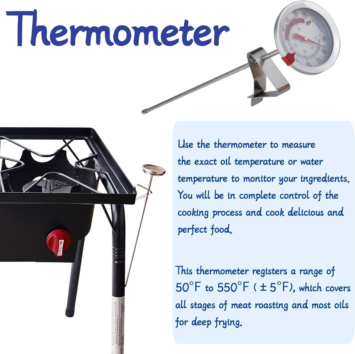 ARC 7840S Outdoor Propane Burner 29,000 BTU Single Burner Camping Cooking BBQ Stove 16"*16"*28"