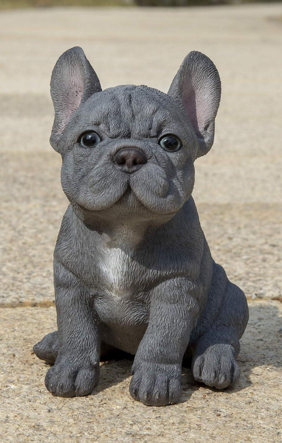 French Bulldog Puppy Sitting Statue