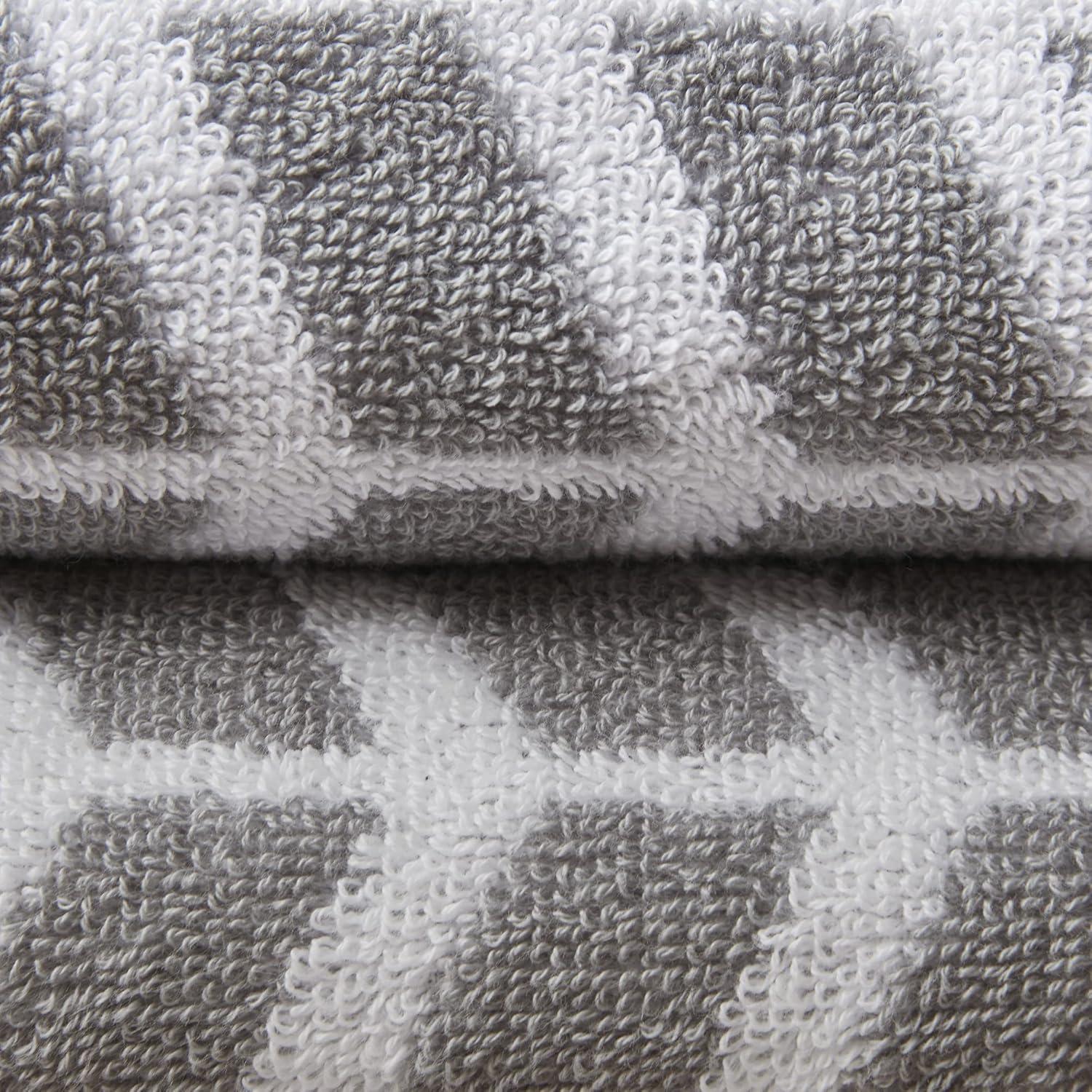 Intelligent Design Nadia Cotton Jacquard Bath Towel 6 Piece Set