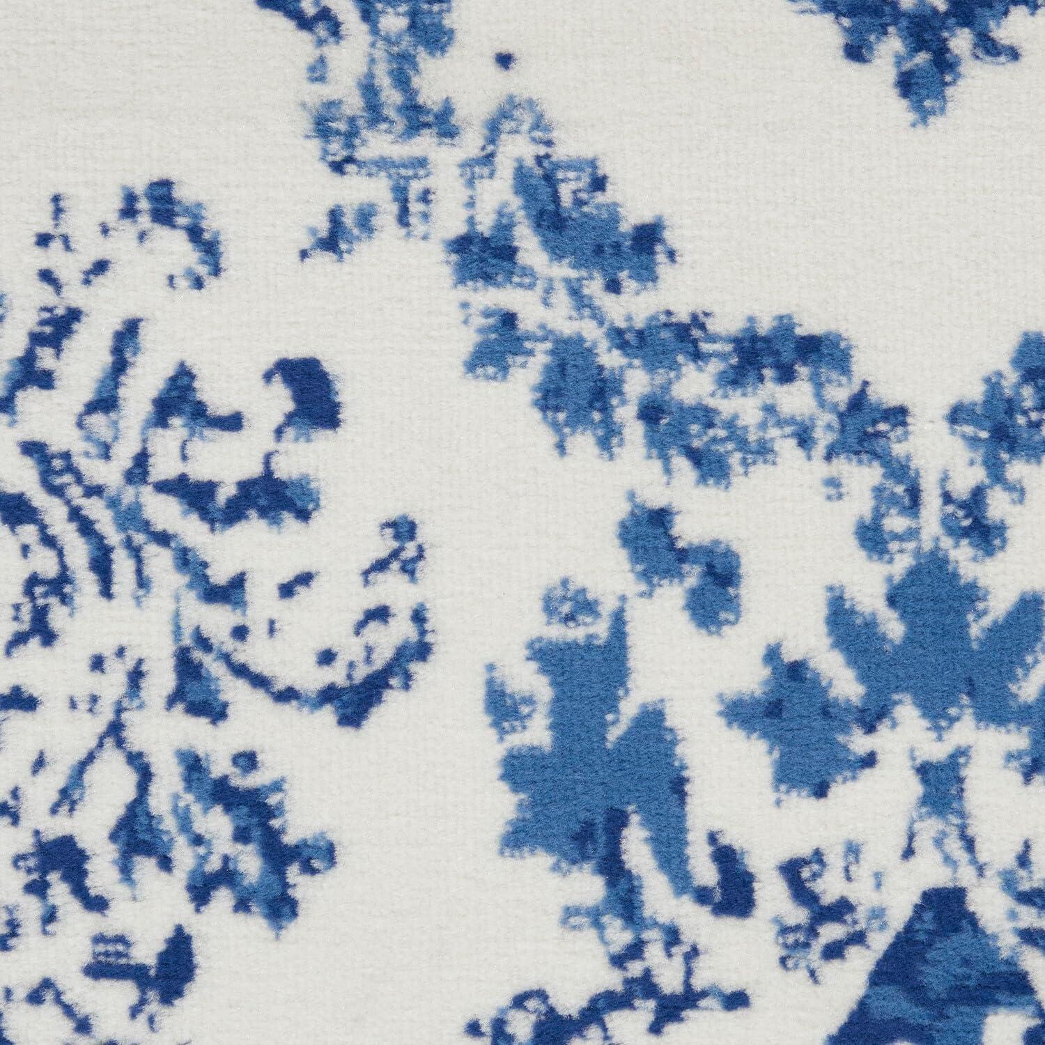 Nourison Whimsicle WHS01 Indoor only Area Rug - Ivory Navy 4' x 6'