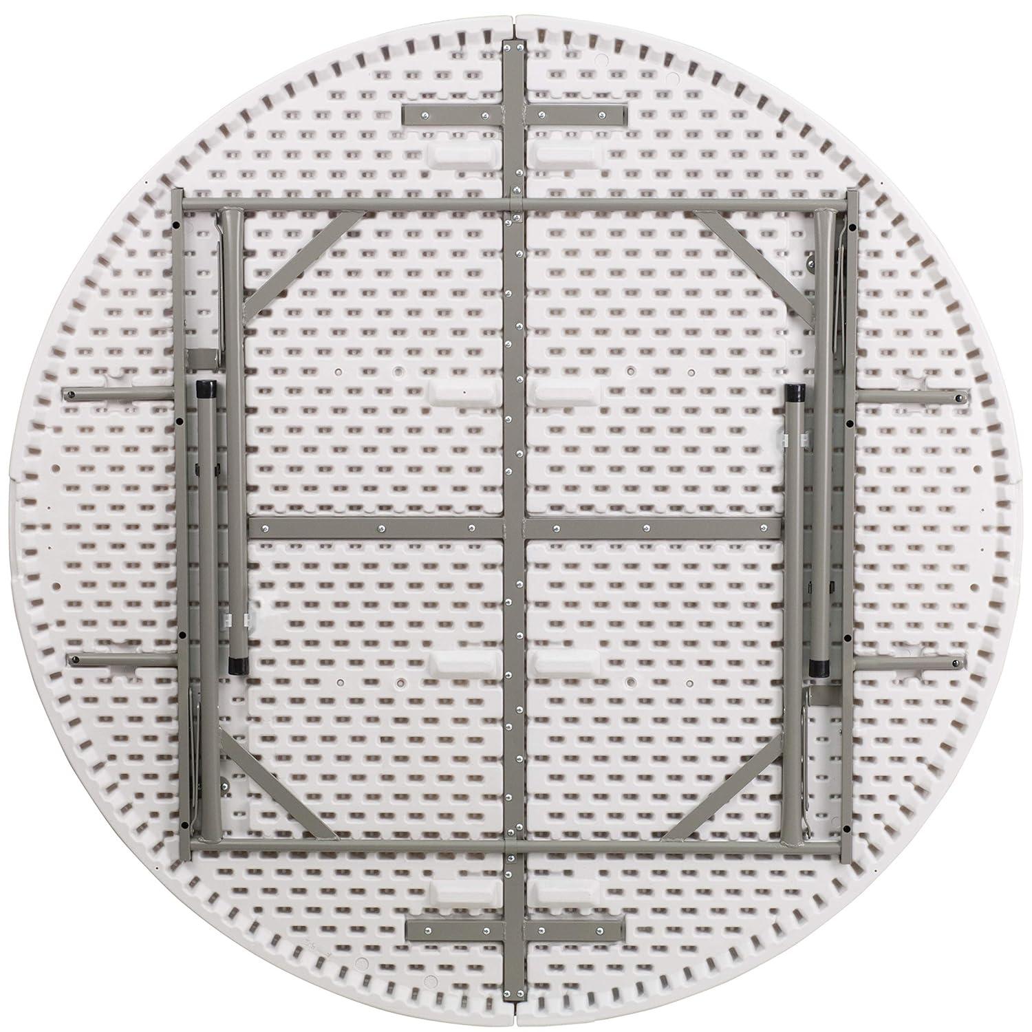 Flash Furniture Noah Round Plastic Event Folding Table