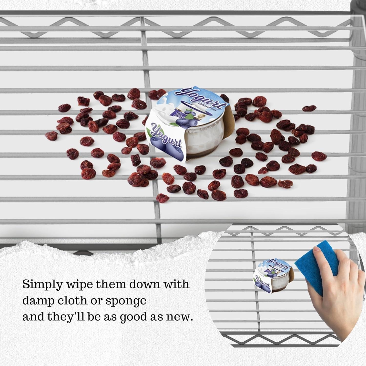 Clear Waterproof Polypropylene Wire Shelf Liners 14 x 36 Inch