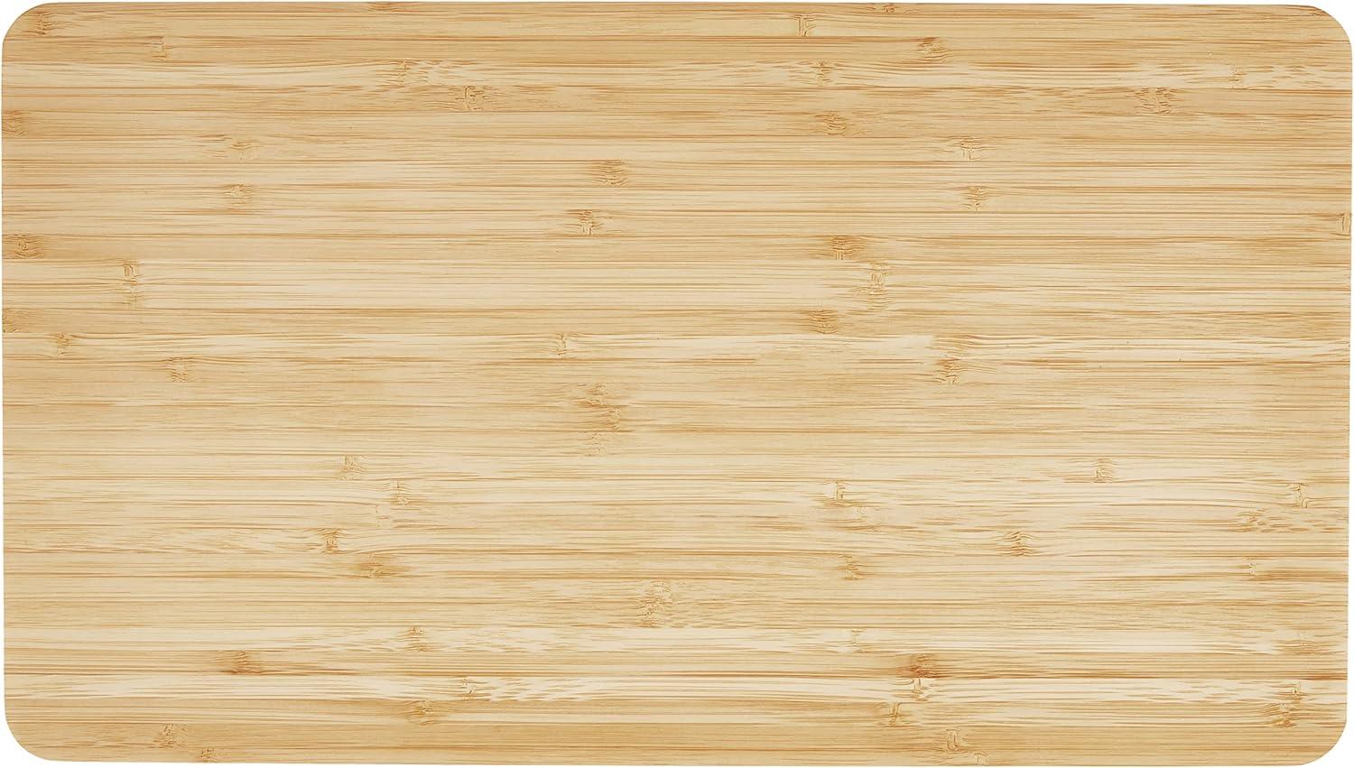 Large Rectangular Bamboo Chopping Block with Silicone Feet