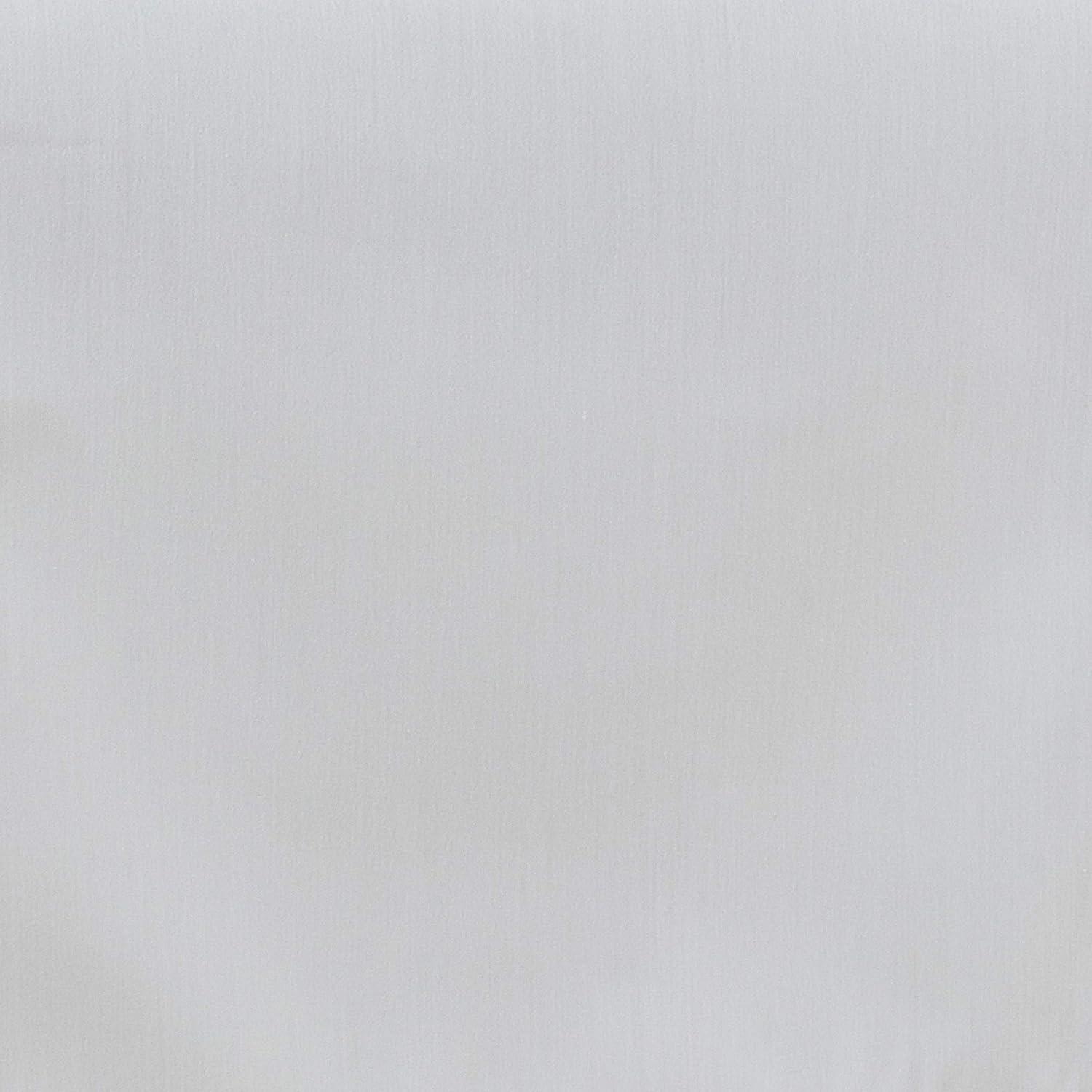 Saro Lifestyle Solid Color Everyday Table Runner, White, 16" x 72"