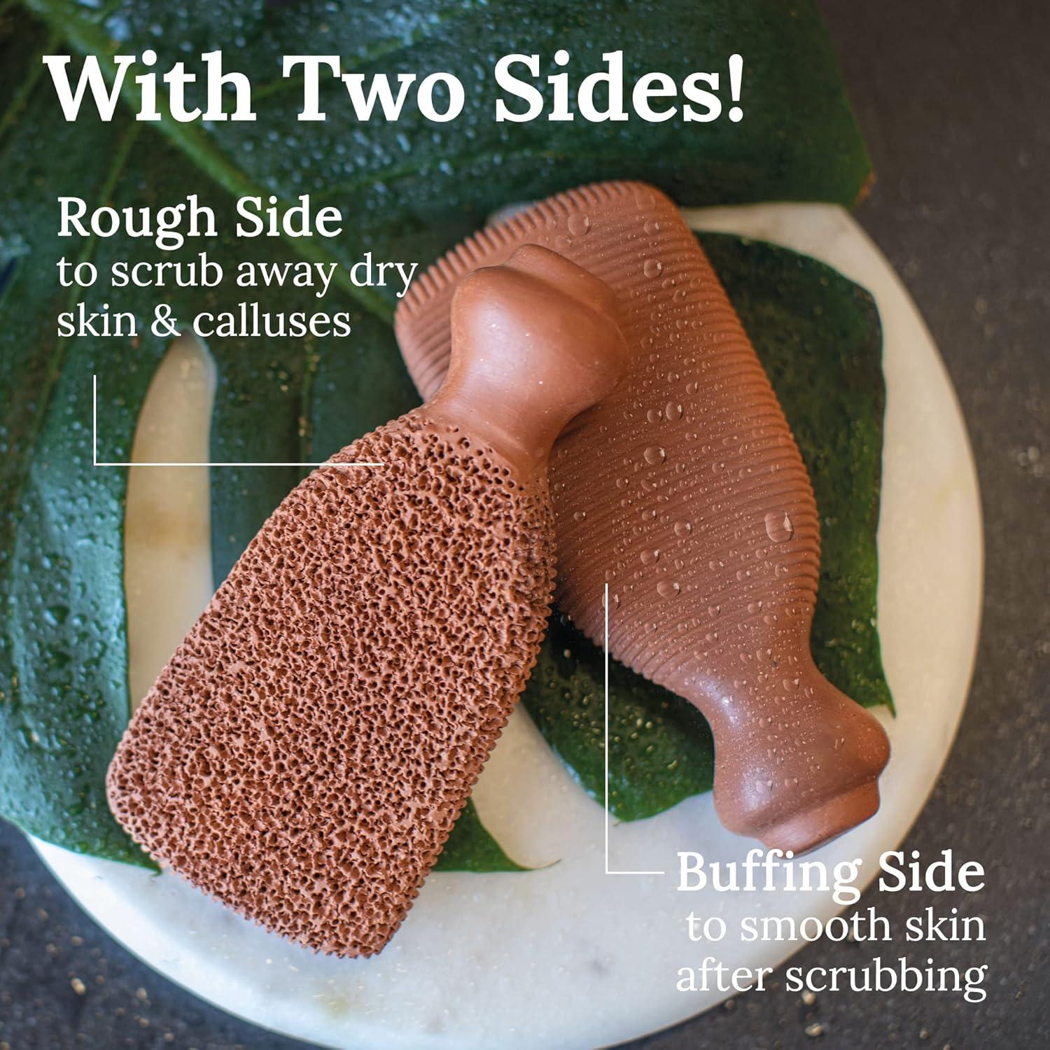 Gilden Tree Foot File, Lasts 5+ Years, Callus Remover Pumice Stone Scrubber for Feet