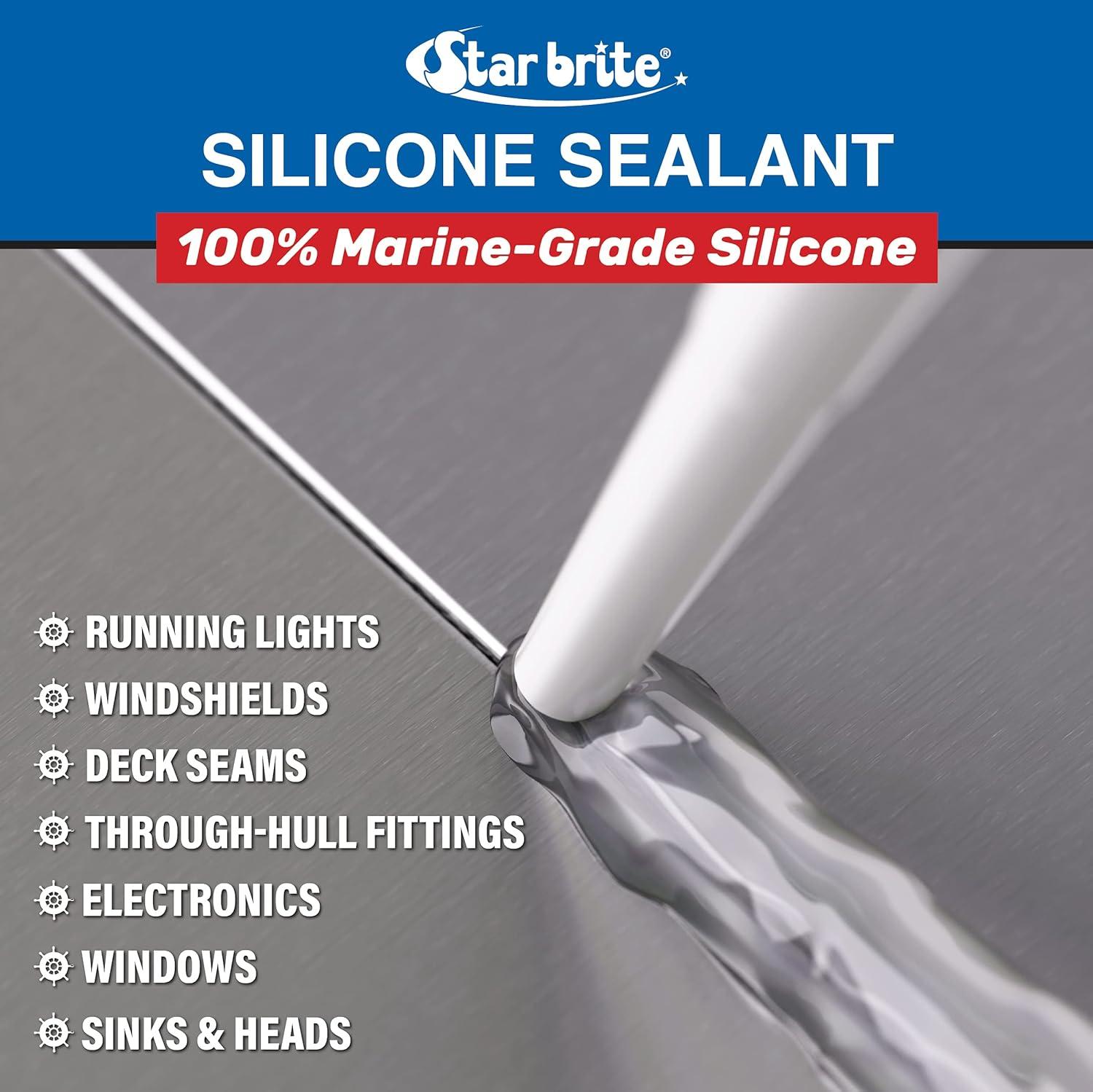 Star Brite  82103; Silicone Sealant Black 100Ml