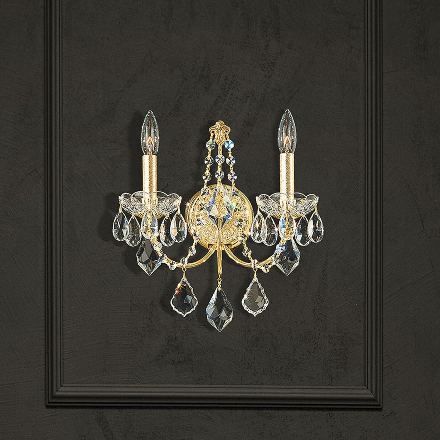 Century Steel Candle Wall Light