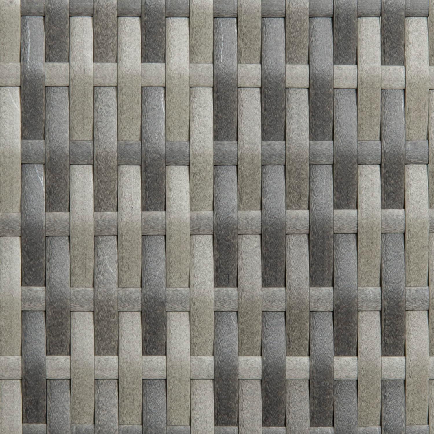 Tryimagine Outsunny Valet Pool Towel Rack, Waterproof PE Plastic Rattan Wicker Storage Organizer, Indoor Outdoor Spa, And Hot Tub Accessory Storage, 2 Shelves, 1 Basket Drawer