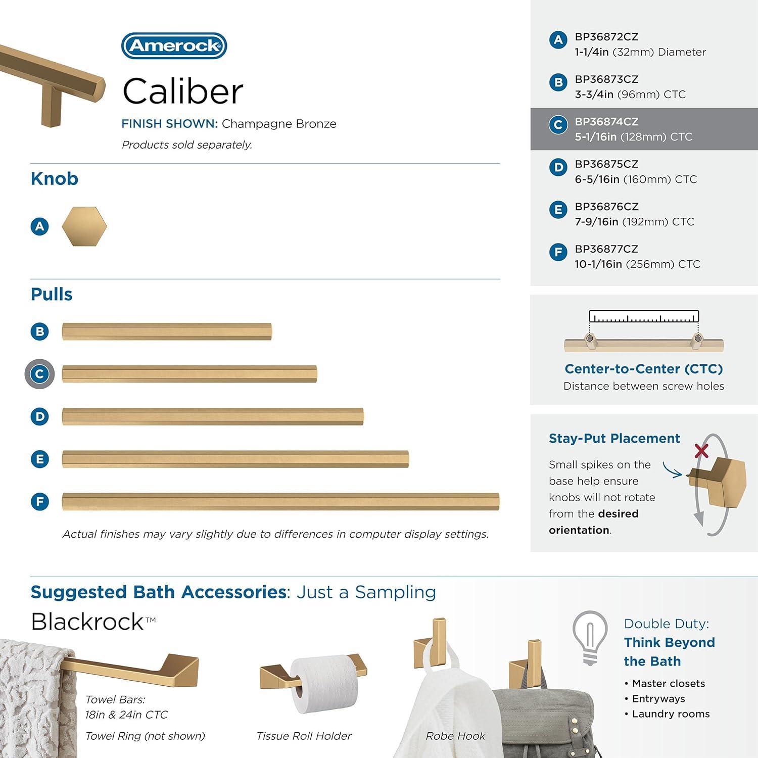 Caliber 5 1/16" Center To Center Bar Pull