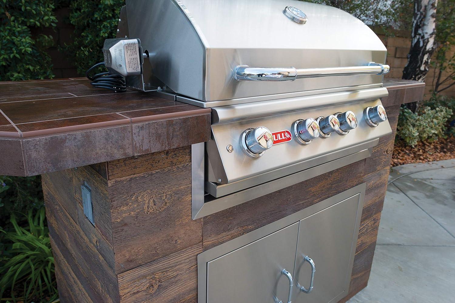 Bull Angus 4-Burner Built-In Convertible Gas Grill