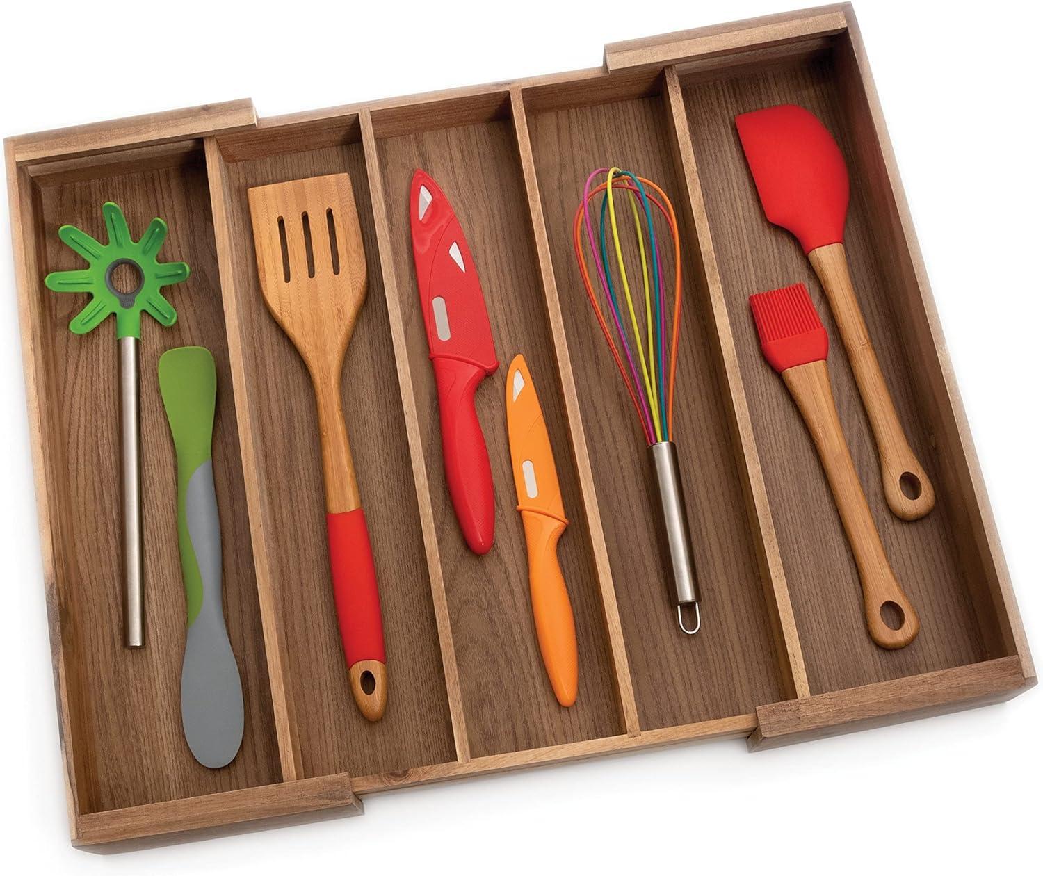 Acacia Expandable Cutlery Holder - Lipper International