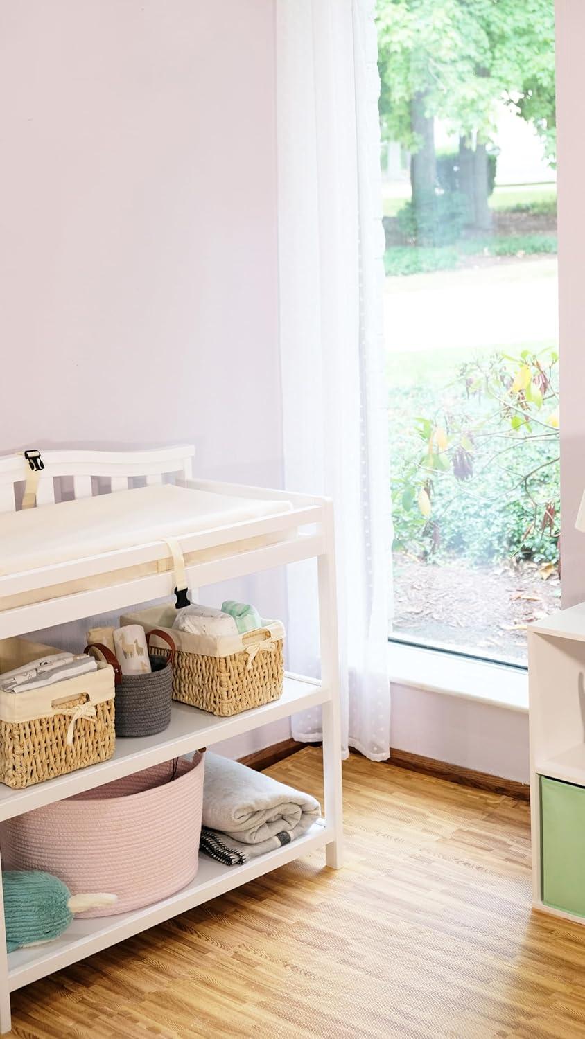 Organic Cotton 4-Sided Contoured Changing Pad with Waterproofing