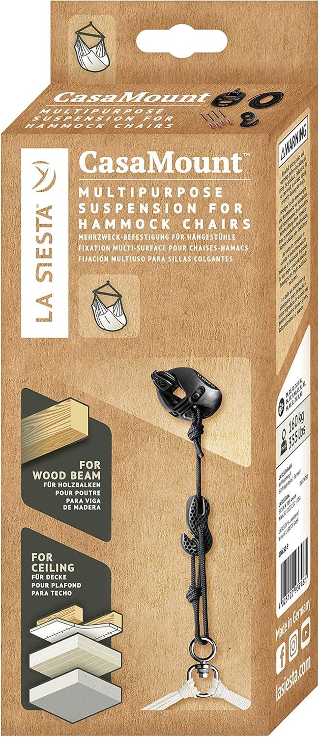 LA SIESTA CasaMount Multipurpose Suspension Hardware for Hammock Chairs
