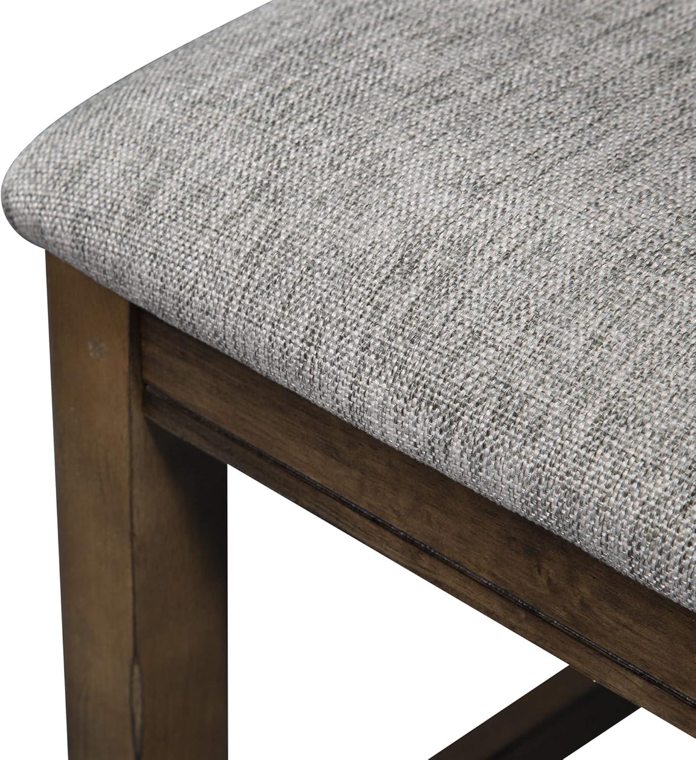 Santa Rosa Medium Brown 24 Inch Lattice Back Counter Chair-Set of 2