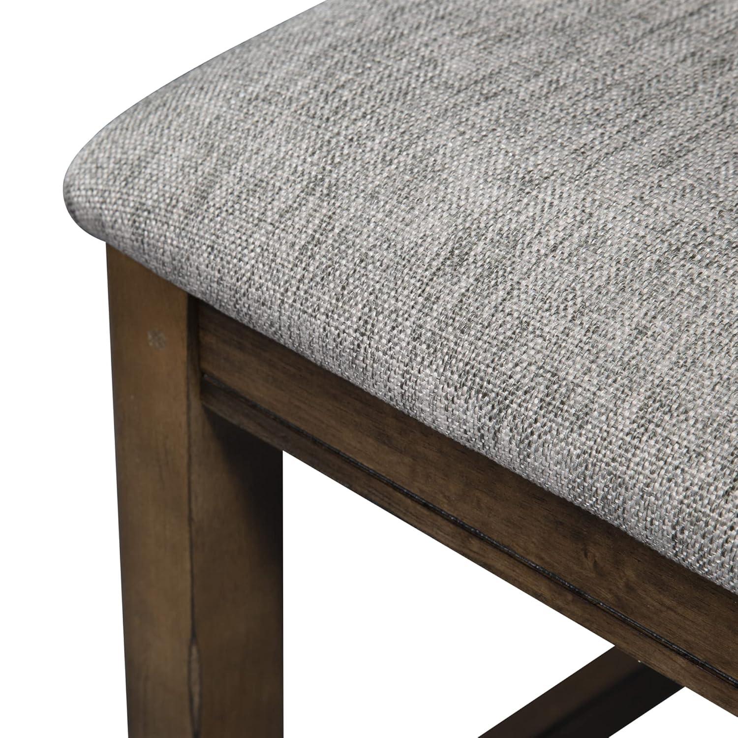 Santa Rosa Medium Brown 24 Inch Lattice Back Counter Chair-Set of 2