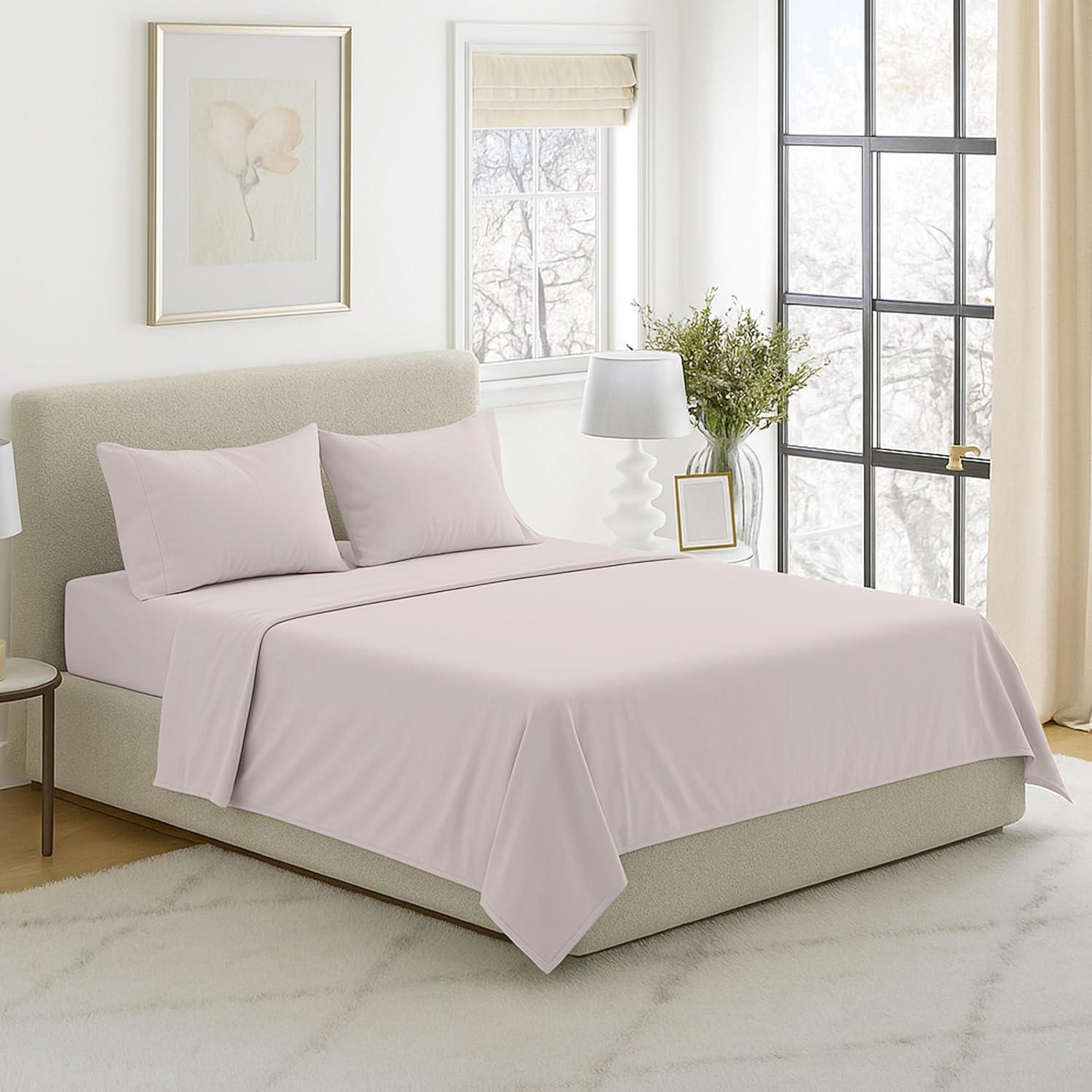 Lavish Home Series 1200 Brushed Microfiber Sheet Set - Wrinkle, Stain & Fade Resistant Bed Linens & Pillowcases