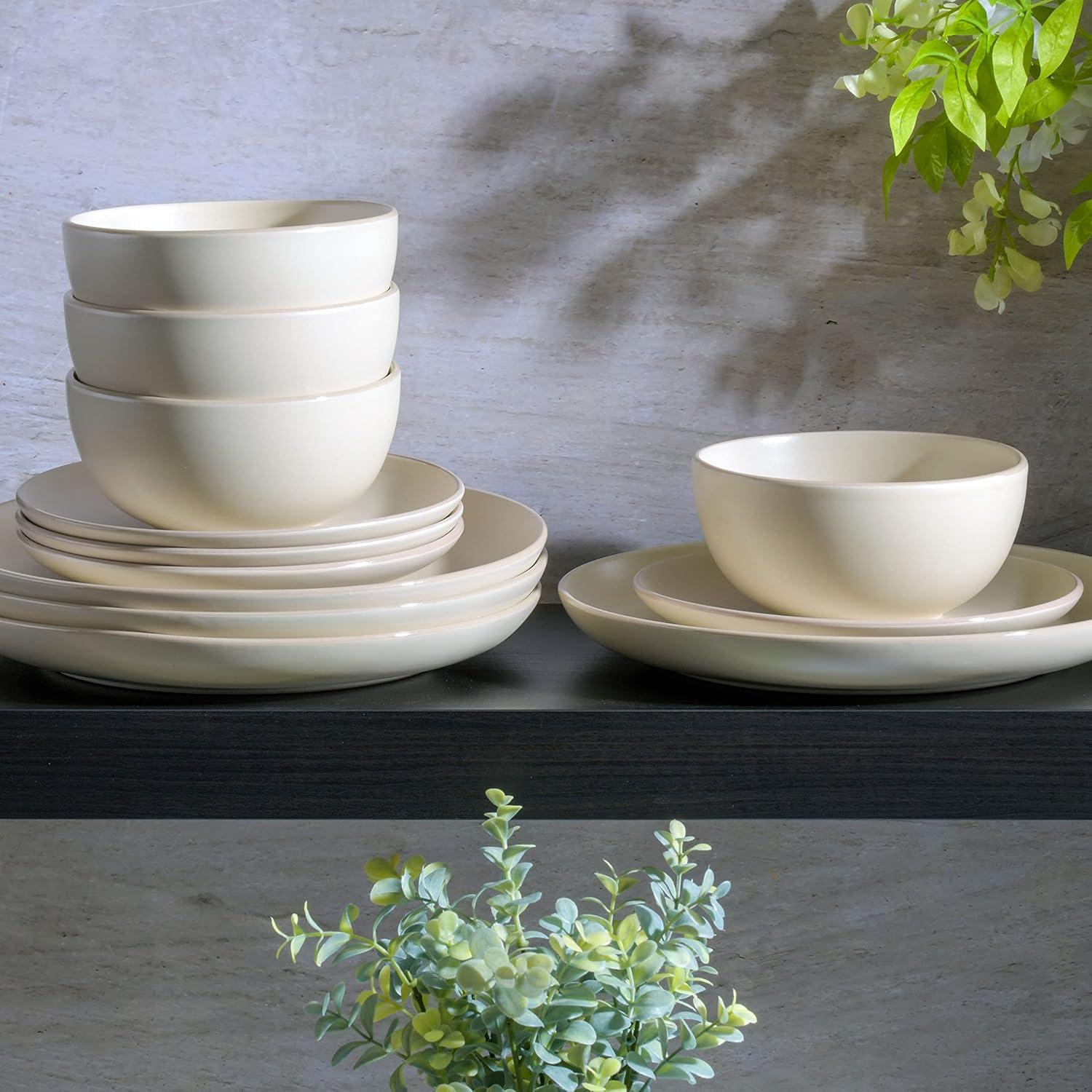 Rockaway 12 Piece Dinnerware Set