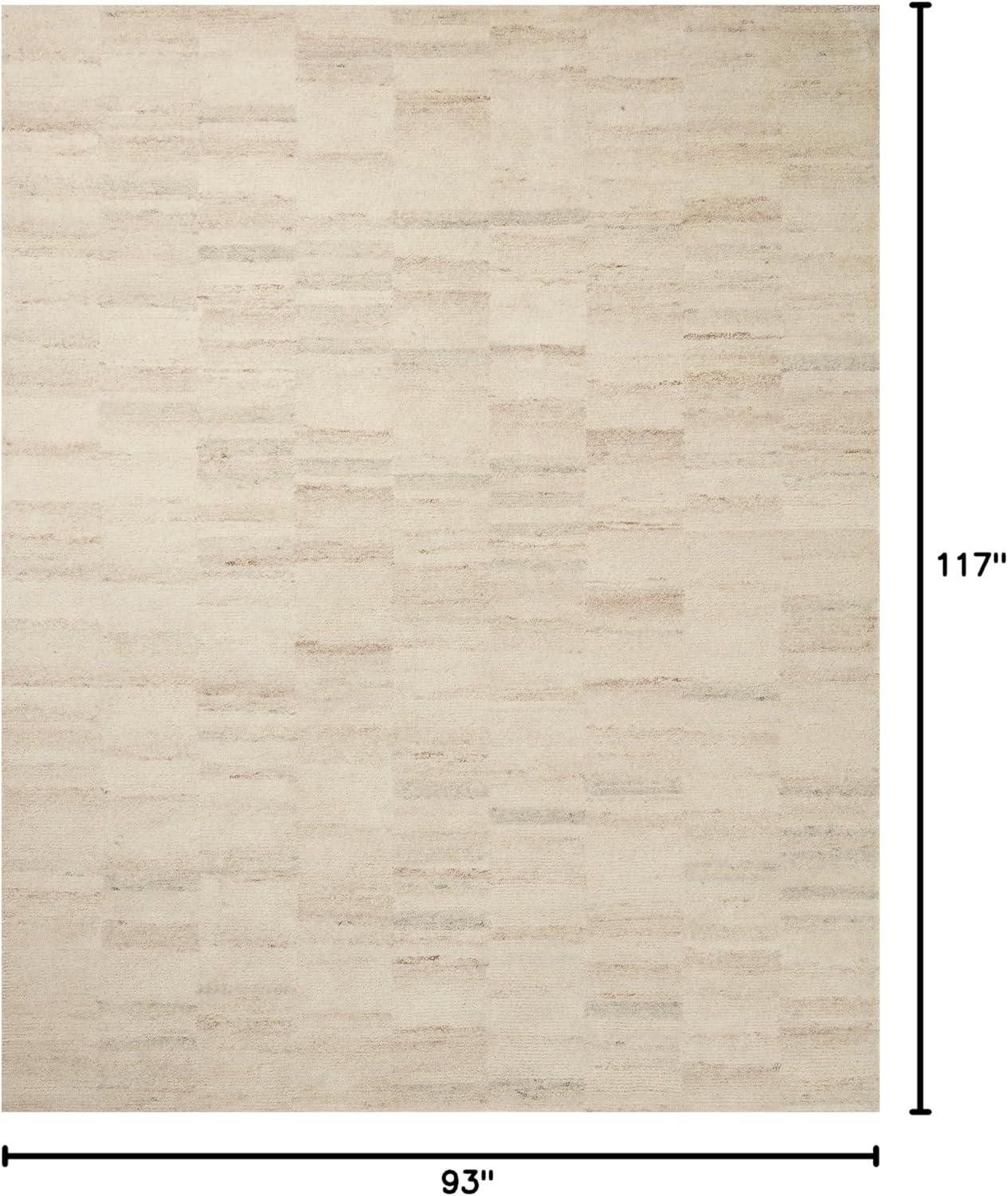 Amber Lewis x Loloi Rocky Natural / Fog Area Rug