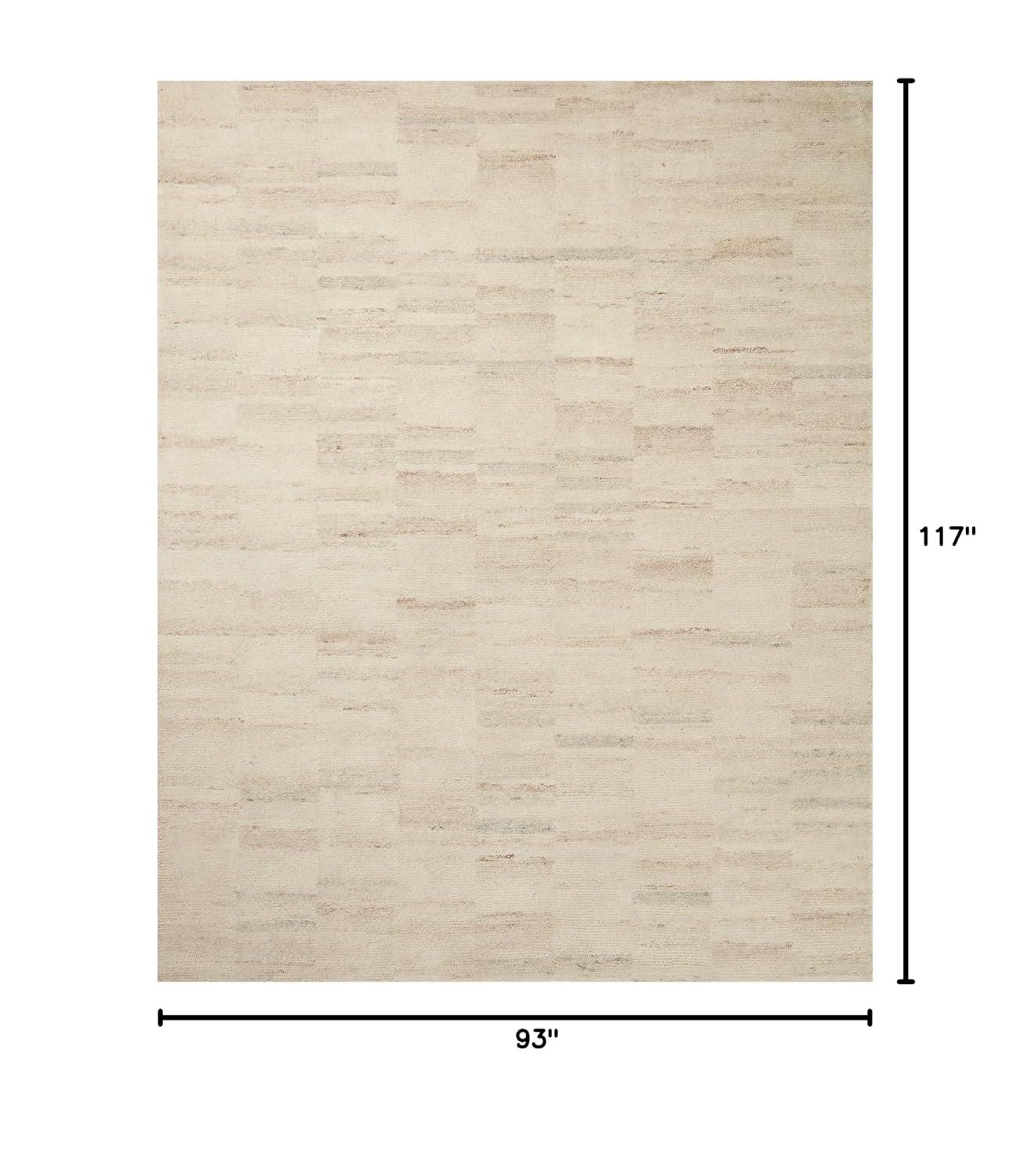 Amber Lewis x Loloi Rocky Natural / Fog Area Rug