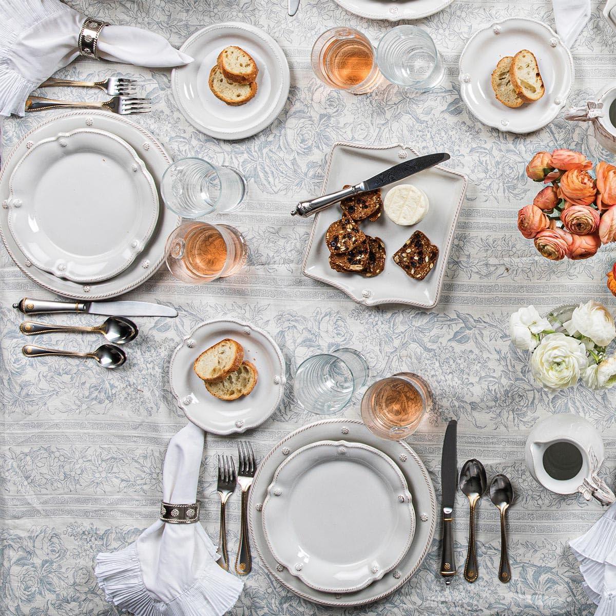 Juliska Berry & Thread Flared 4 - Piece Place Setting - Whitewash (Set of 4)