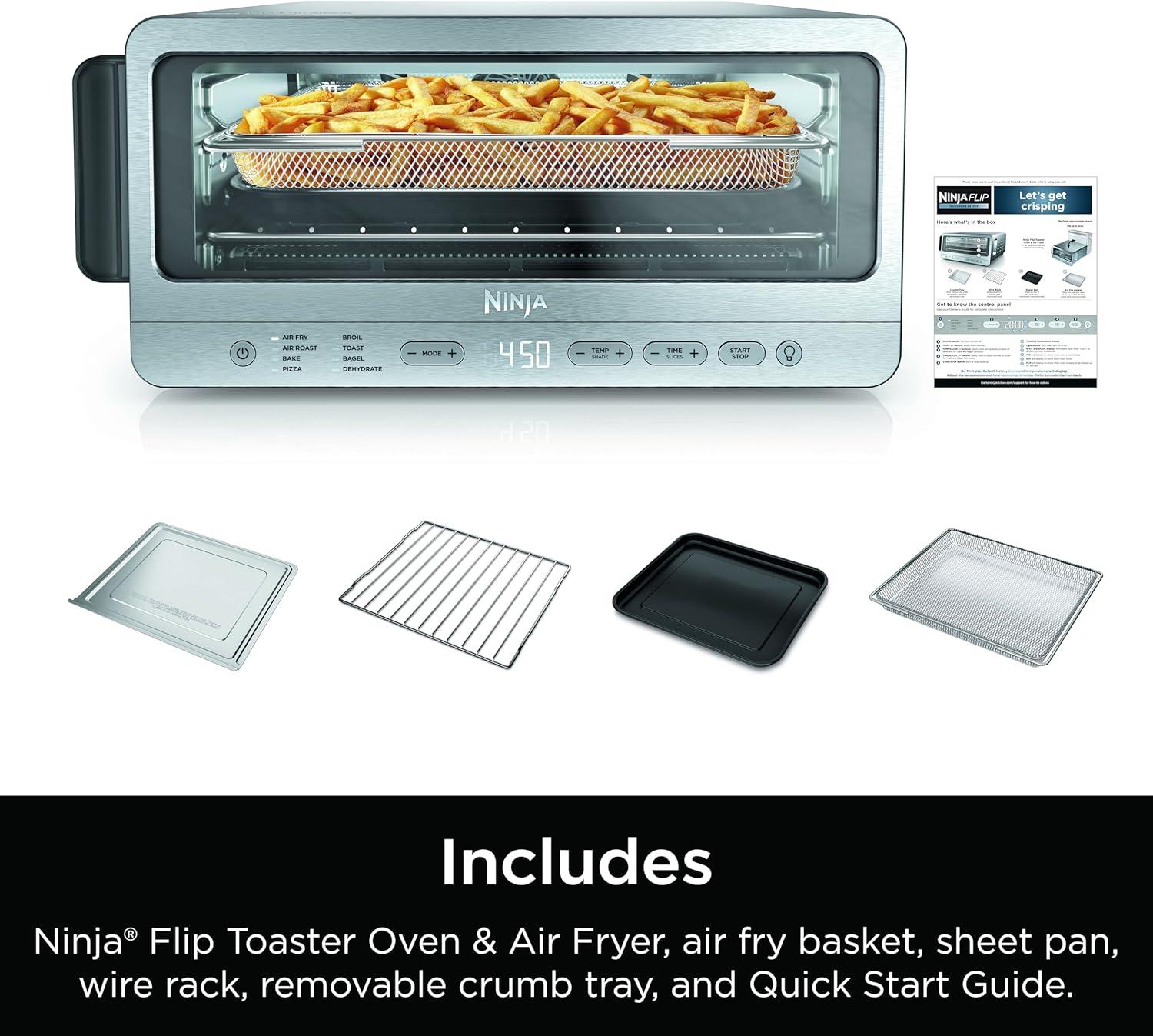 Stainless Steel 6-Slice Air Fryer Toaster Oven